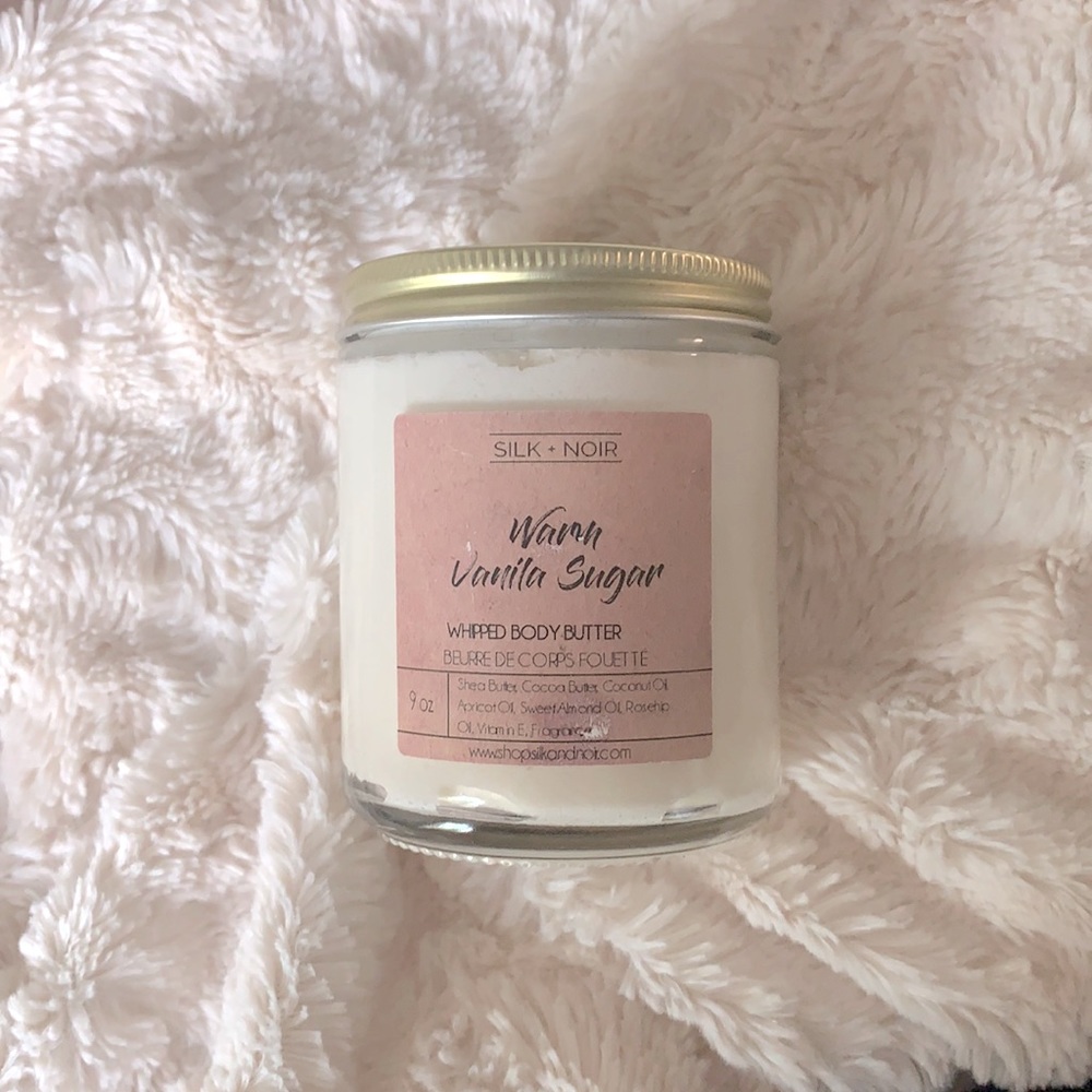 Silk + Noir Warm Vanilla Sugar Whipped Body Butter